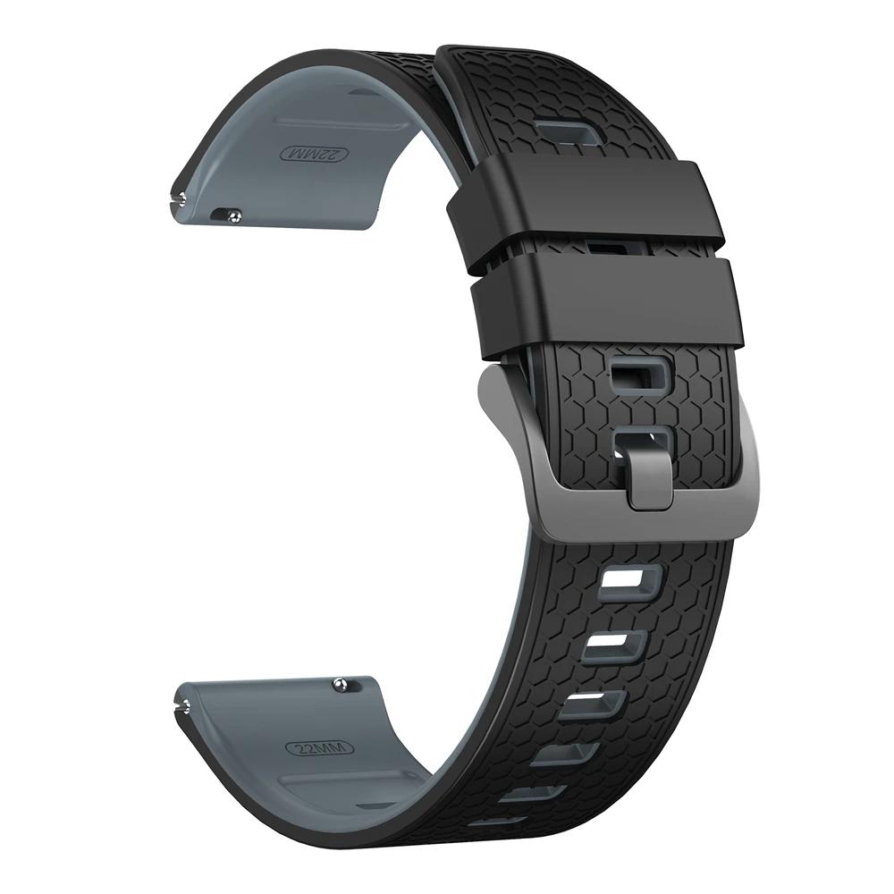 22 мм ремешок для часов TicWatch Pro 2021/3 Ultra LTE/GPS Силиконовый ремешок для TicWatch Pro GTW GTH2 GTX S2 E2 Спортивный браслет