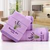Soft Bath Towel Cotton Embroidery Lavender Towel Set Cotton Hand Face Towel Towel Sheet Set
