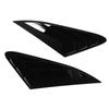 2PCS Rear Side Window Louver Gloss Black Sporty Look Scratch Resistant Replacement for Kia K5 LX LXS GT 2020 To 2024