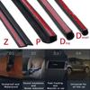 Anti-collision Interior Accessories Car Door Seal Strip Car Weatherstrip Sealants Auto Rubber Seal
