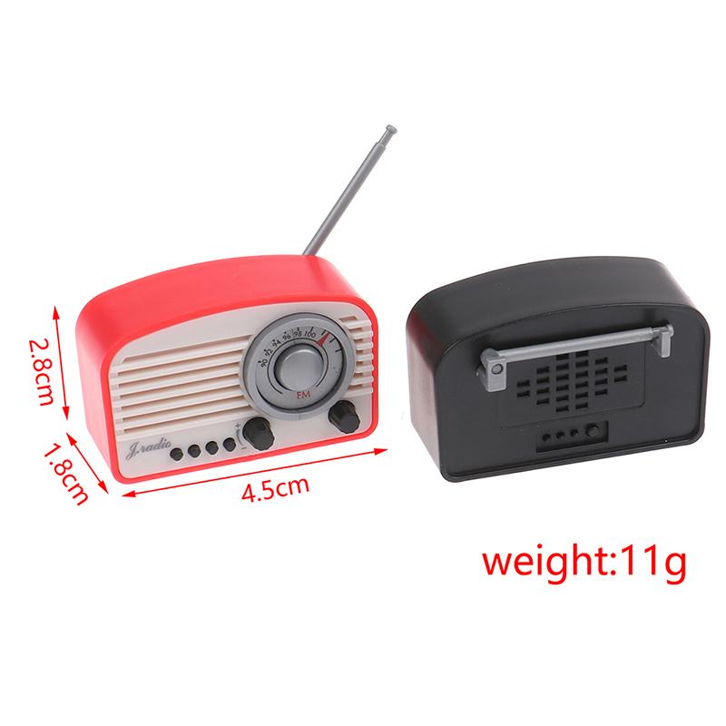 1шт 1:12 кукольных домиков миниатюрная имитация мини-радио модель аксессуары для самостоятельного изготовления игрушки