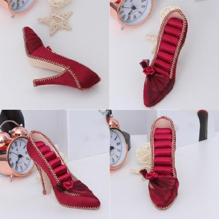 Многофункциональные органайзеры для украшений в форме туфель на высоком каблуке для демонстрации серег, ожерелий, колец и декоративных предметов