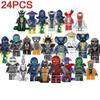 2023-set Of 24pcs Ninjago Mini Figure Building Blocks Kid Toys Stock Z