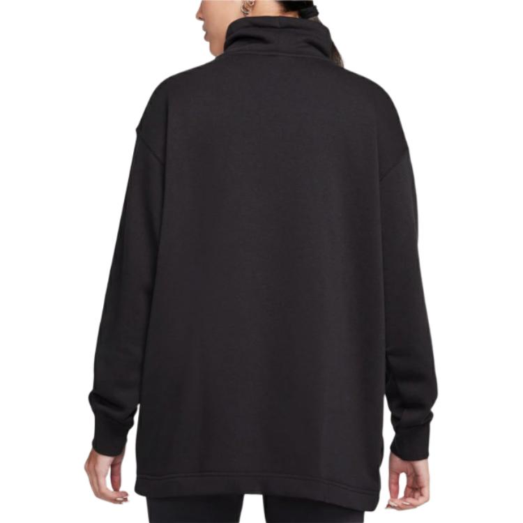 Nike Sweatshirts Women's Black Hooded Moderate FB8665-010