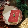 1PC Handwritten Cards Exquisitely Patterned Vintage Holiday Greetings Christmas Connotation Gift Cards Smooth Writing