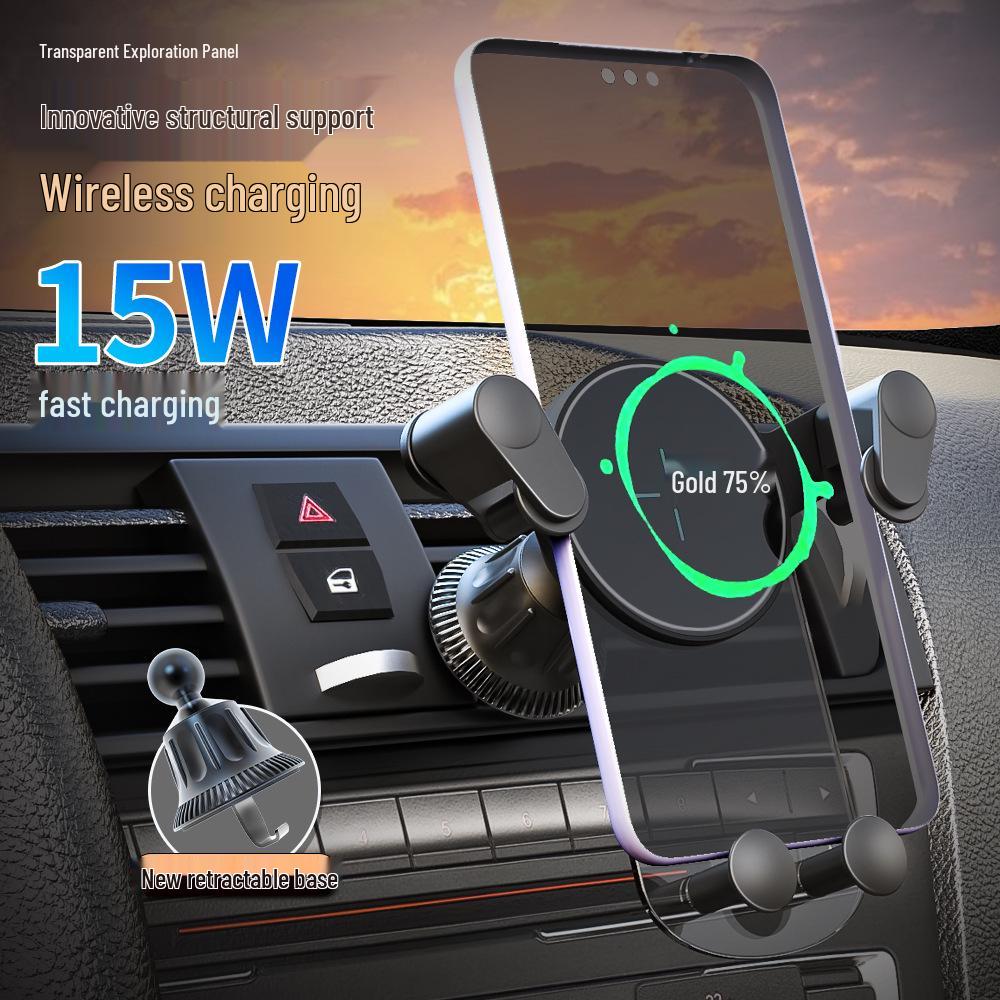15W Wireless Car Phone Charger & Holder