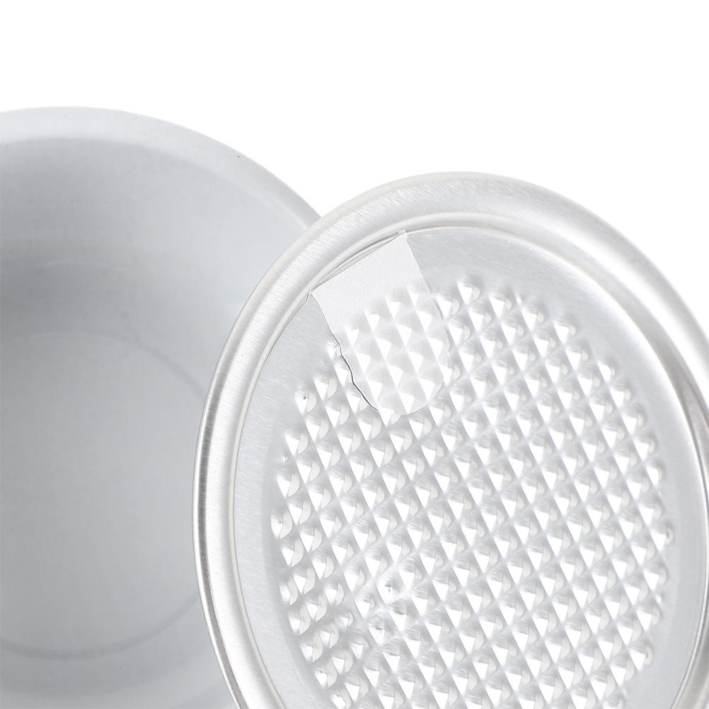 6pcs 40Ml Small Gold Aluminum Snack Tin Mini Dessert Storage Bowl For Bird'S Nest Fish Glue Portable Food Preservation Container