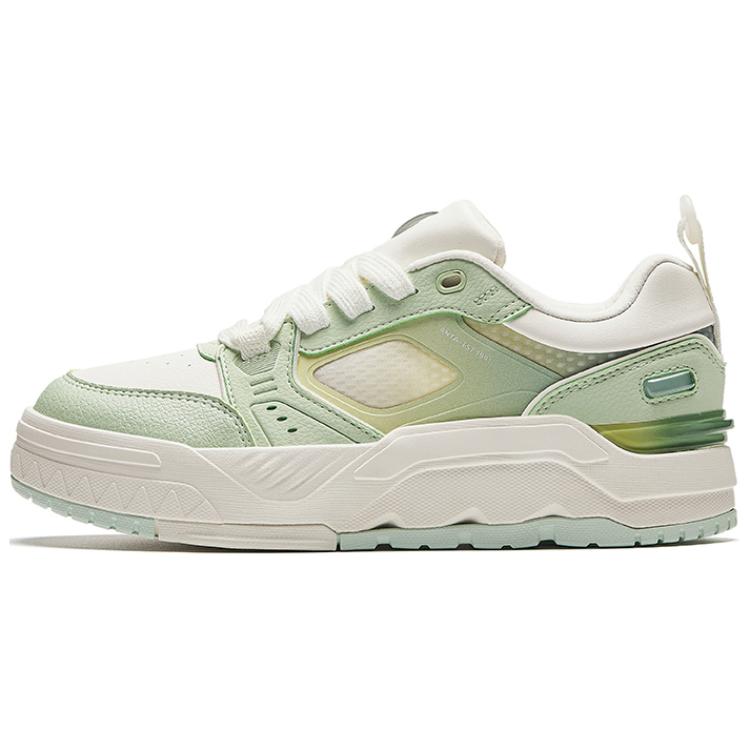 Women's Sneakers Anta Slip Resistant Cushioning Abrasion Resistant Low top Skateboard Shoes Women's White