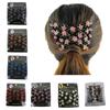 Womens Magic Slide Hair Elastic Double Beads Easy Stretchy Hair Comb Clips Pins