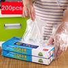 200 dona bir martalik qo'lqoplar plastik qo'lqoplar ekologik toza qo'lqoplar oshxona anjomlari