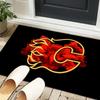 Calgary Flames Area Rug Suitable for Indoor And Outdoor,Carpets for Playroom, Homes, Offices, Living Rooms,Home Decor,Christmas Fan Gift