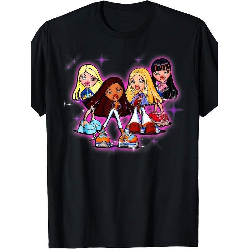 Men'S Black T-Shirt Featuring a Retro Airbrush Portrait Design, Ideal for Home, Gifts, Work, Or Outdoor Activities. Available in Sizes S-3XL for All