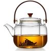 Pokaro Tea Teapot, Heat-Resistant Glass, 1L Large Capacity, Transparent, Suitable for Tea Making, Direct Heat, Hot Water, Tea Strainer Included, Easy