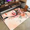 Flower Traditional Pattern Area Rug, Office Carpet Indoor Outdoor Entrance Doormat, Non-Slip Soft And Comfortable, Living Room, c122061