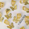 11PCS European and American Xiyin Temu popular butterfly antique dreadlocks hair rings jewelry accessories hair rings
