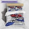 3pcs Duvet Cover Set (1*Duvet Cover + 2*Pillowcase, Without Core), Custom Name Transformers Pattern Bedding Set, Home Bedroom Decor Gift