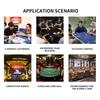 Automatic Playing Card Shuffler Mixer Games Poker Sorter Machine Shuffler for Card Games Type-C Charging Poker Shuffler 2 Decks