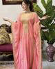 Moroccan Stylish Islamic Kaftan Dubai Handmade Georgette Gown Dress Kaftan