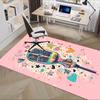 Office Carpet Chair Mat: Colorful Microphone Design, Perfect for Home Decor and Gift Ideas Suitable for Bedrooms, Living Rooms, and Various Rooms