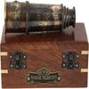1920 Marine Telescope Décor Nautical Spyglass Mounted Solid Brass Pirate Telescope with Wooden Box for Gift 38.1 Cm