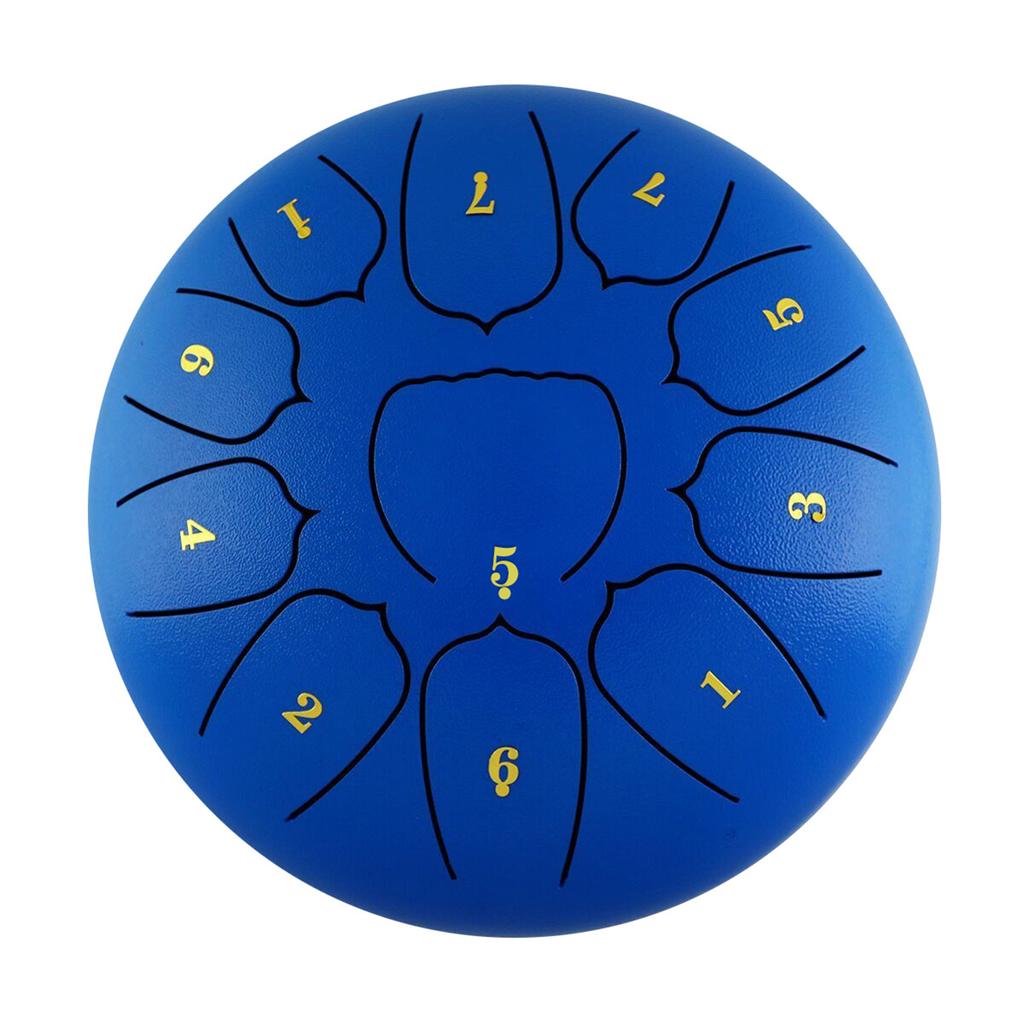 10-дюймовый стальной барабан для языка, 11 нот, хэндпан-барабан с барабанным молотком, выбор пальцев, перкуссия для