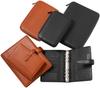 Franklin Planner Calm Soft Leather Binder, 20mm, Brown, Pocket Size, 65619