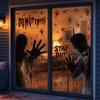 Ghost Claws Halloween Static Cling Decal Spooky Party Door Stickers  Festive Decorations