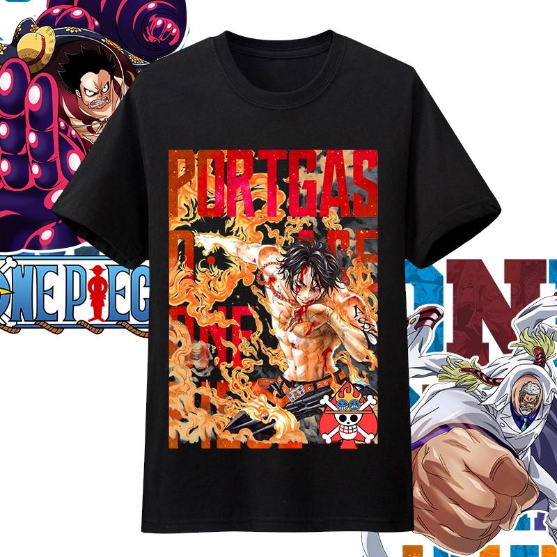 Хлопковая футболка оверсайз с принтом персонажей аниме One Piece для мужчин и женщин, удобная, в стиле Y2K, детская одежда, летний тренд, футболки
