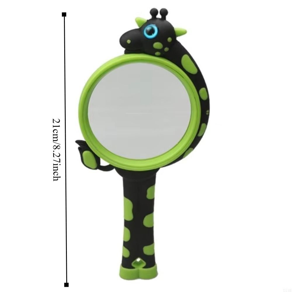 Experimental 11X Glass Giraffe Magnifier Cartoon Comfortable Grip Loupe Magnifier Durable High Definition Magnifying Glass Coin
