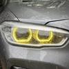 Желтые Ангельские Глаза Платы ДХО для 2016 2017 2018 BMW 1 серии F20 F21 LCI Светодиодная Фара Дневного Света 63117428425