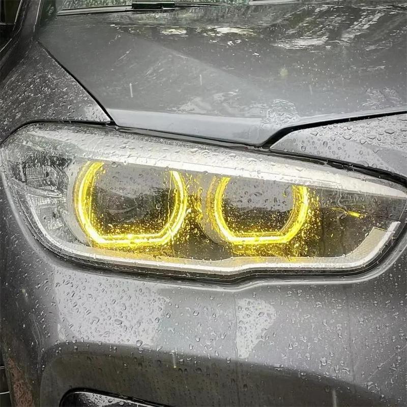 Желтые Ангельские Глаза Платы ДХО для 2016 2017 2018 BMW 1 серии F20 F21 LCI Светодиодная Фара Дневного Света 63117428425