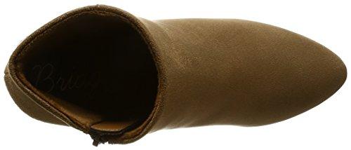 Женские ботильоны Bridget Birkin с драгоценностями и боковой молнией, дубленая кожа цвета дуба, размер 22,5 см, 573005