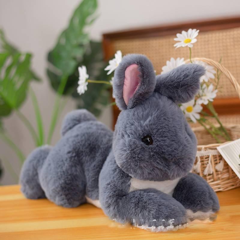 Plush Rabbit Simulation Stuffed Toy Animal Dolls Room Decoration Kids Gifts