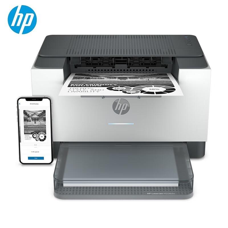 HP Беспроводной двусторонний лазерный принтер LaserJet M208dw, штекер CN (адаптер в комплекте)