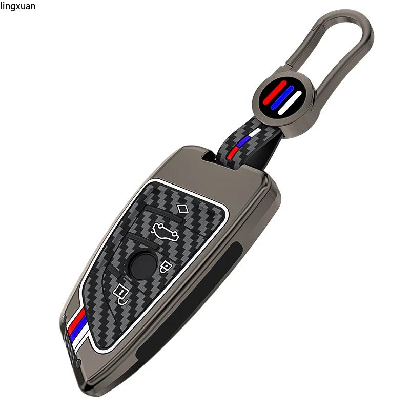 Чехол для автомобильного ключа Брелок для ключей для BMW F30 F11 X3 F25 Serie 1 E39 X4 G20 X5 G05 F40 X6 F44 216 X1 G30 320i F01 F02 Автомобильный стайлинг