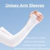 1 Pair Arm Sleeves Ice Fabric Breathable Quick Dry Running Sportswear Sun UV Protection Long Arm Cover Cycling Arm Sleeves
