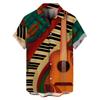 Men's floral short-sleeved shirt, men's youth men's shirt 1116 spring and summer new short-sleeved shirt, men's