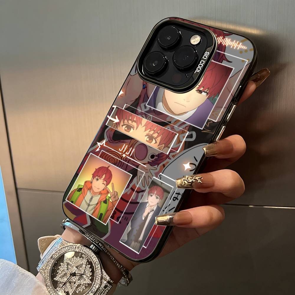 Popular anime-D-Dandadan Phone Case For IPhone17  16 11 12 13 14 15 16 Pro Max Plus Cover Colored Silver Funda Bumber