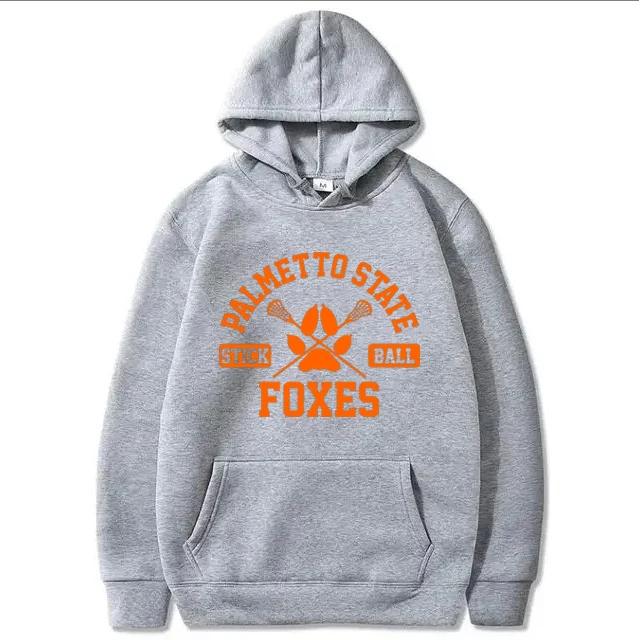 Худи женское ретро FOXES PALMETTO STATE, модная уличная спортивная одежда для осени и зимы, трендовый дизайн