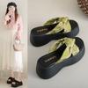 Thick-soled Cool Slippers for Women's Summer Wear, New Fashion with Skirts, Light and Non-slip Beach Shoes, Small People Increase In Height