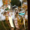 Japanese Wind Chimes Decorative Glass Wind Bell Home Doorbell Ornament Outdoor Garden Pendants Accessorie Room Decor