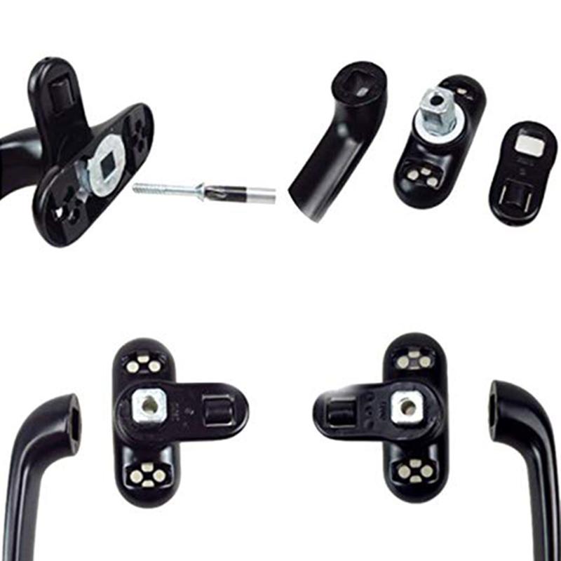 Универсальные оконные ручки с замком, алюминиевая ручка для двери, сменная ручка для створки, запирающаяся ручка для двери, окна