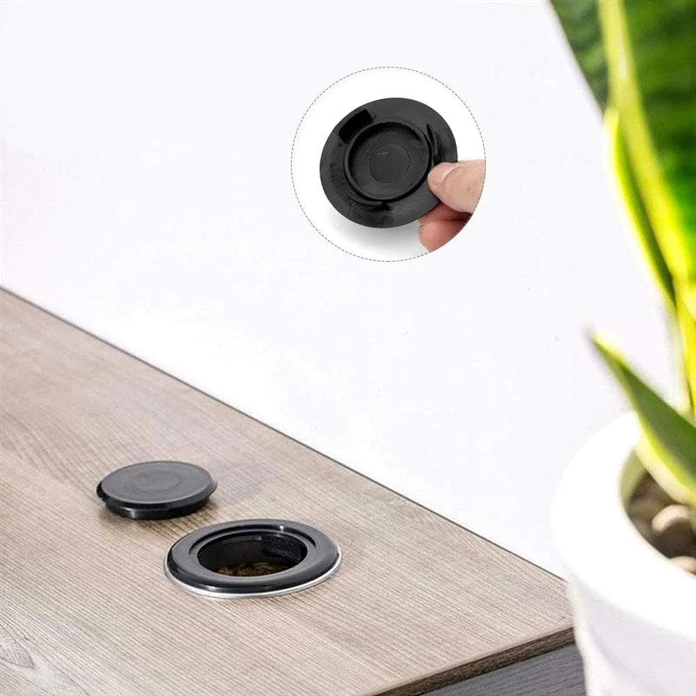 Для стола на открытой террасе Кольцо-заглушка для отверстия под зонт Диаметр внутренний и внешний 50 мм*76 мм Крышка отверстия для шеста зонта Черный