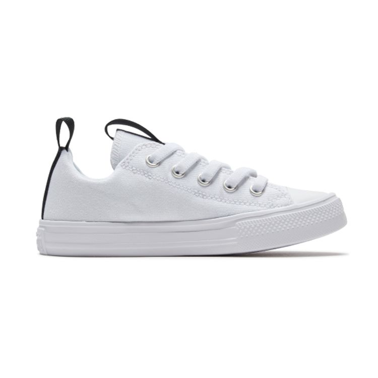 Converse Кеды Chuck Taylor All Star Canvas Удобные Низкие Детские Кеды Детские кроссовки Черно-белые 667339C