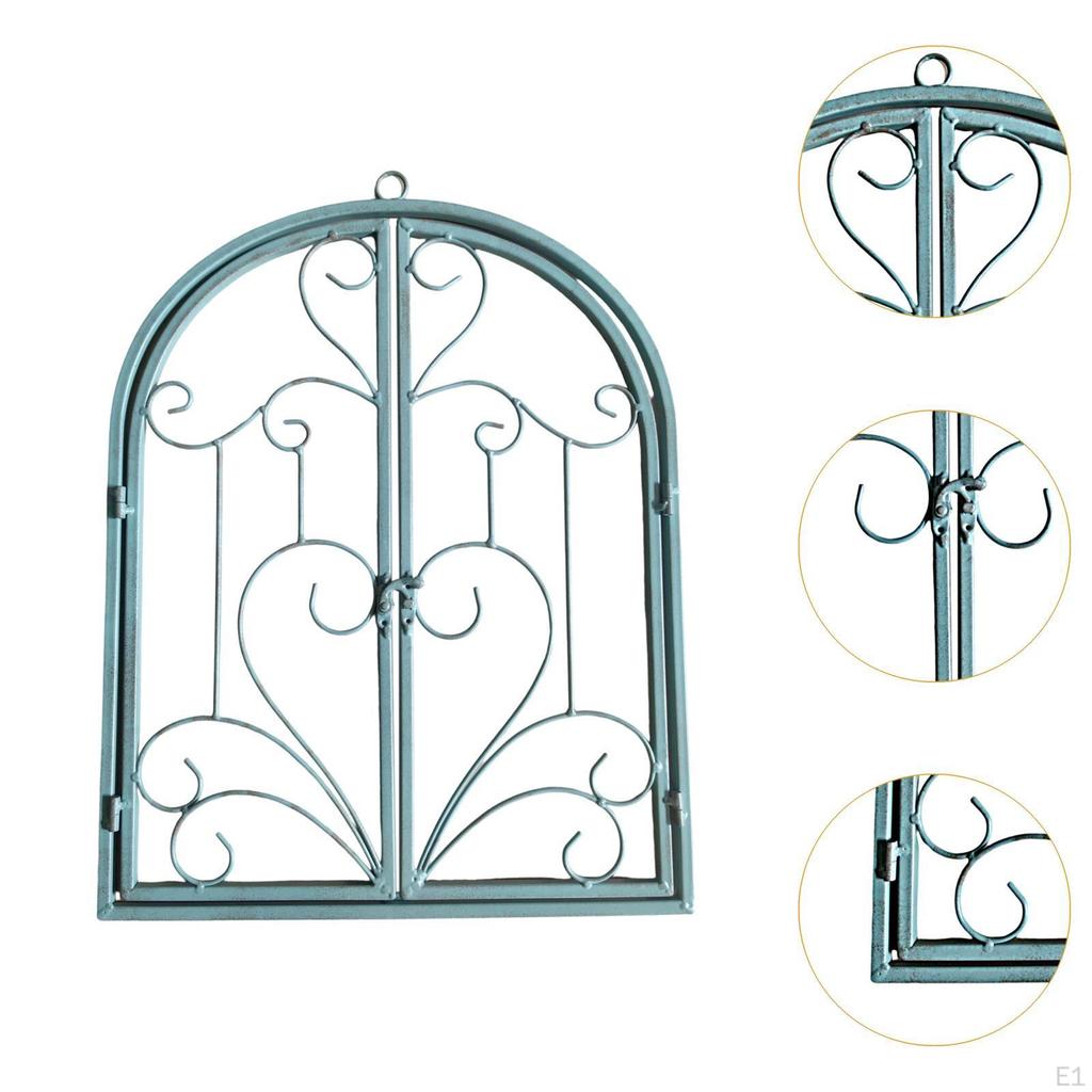 Metal Wall Decor with Arched Window Theme