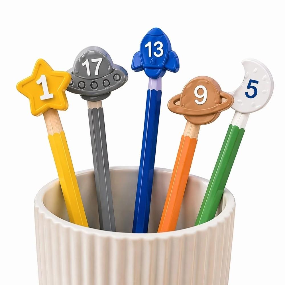 6/30PCS 1-30 Numbered Pencil Tracking Markers Classroom Pencil Labels Classroom Organization
