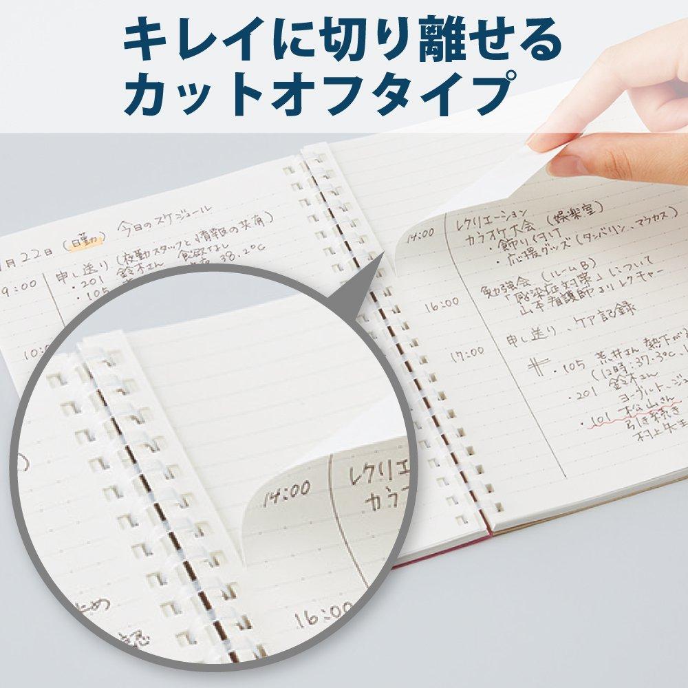 Notebook Soft Ring Clear Dot-Grid Ruled B6 80-Sheet Clear -SV548WT-T