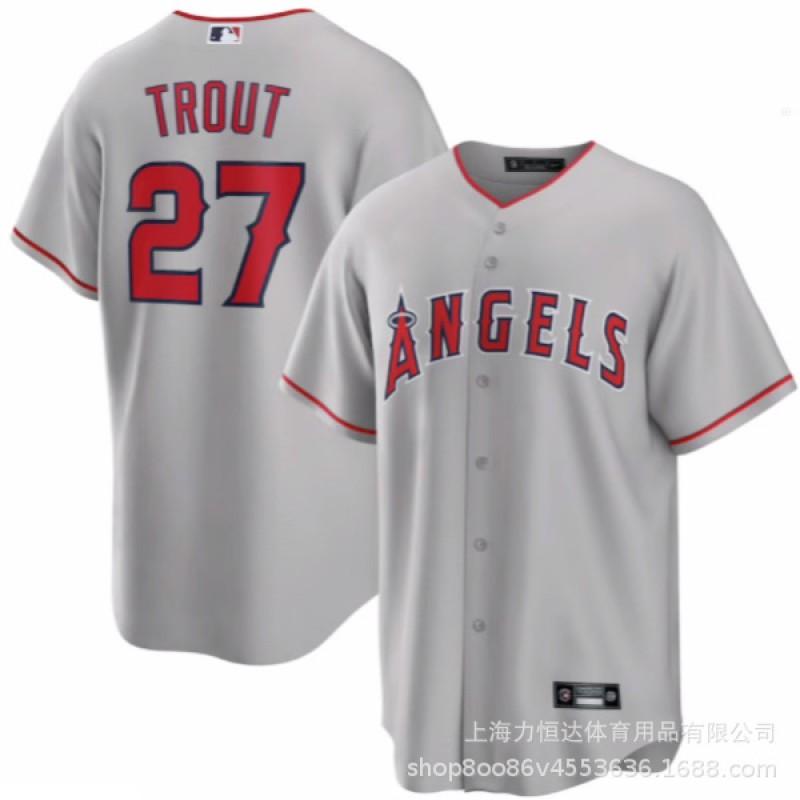 MLB Los Angeles Angels Baseball Jersey Ohtani Rendon Trout Mens Sports Team Uniform