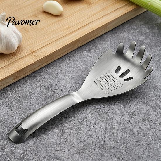 Кухонный аксессуар с открывалкой для бутылок, ложка-шумовка из нержавеющей стали и терка для имбиря, ручной измельчитель для овощного пюре с мелкими зубьями