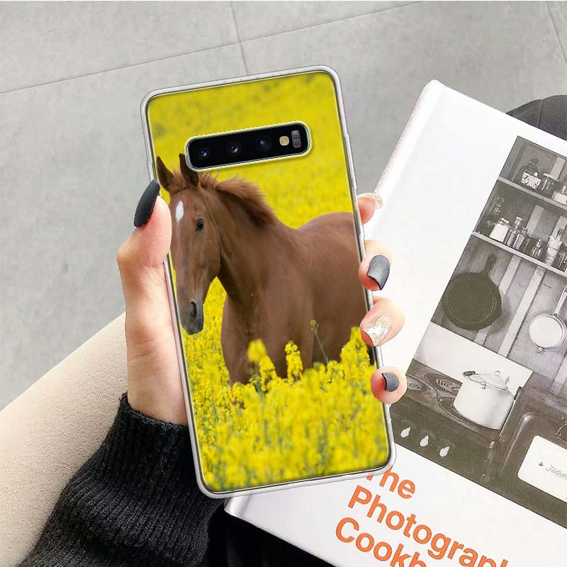 Horse Galloping Horse Phone Case For Samsung Galaxy S26 Ultra S23 S24 S25 Edge S20 FE S21 S22 Plus Soft Print Shell Cover Fundas